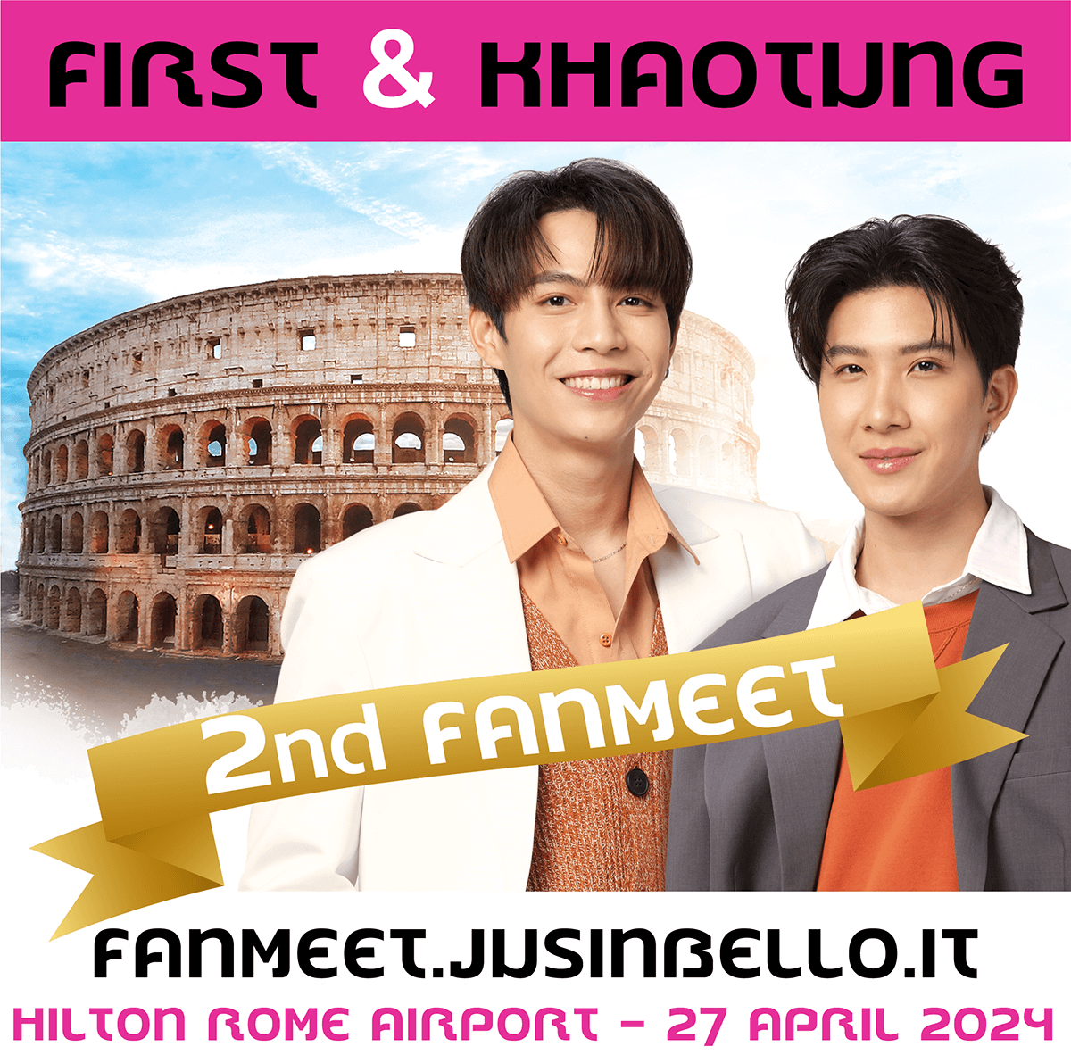 FIRST & KHAOTUNG JIB DREAM FANMEET is going to double!